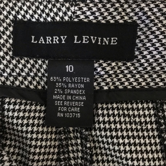 Larry Levine checkered ankle pants size 10. - Picture 5 of 5